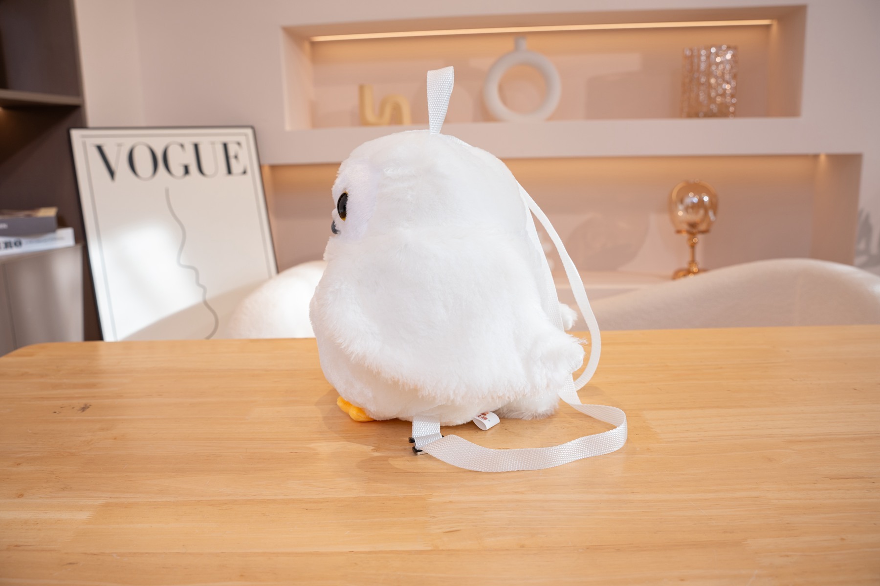 Mochila de búho de peluche de alta calidad, muy vendida, al por mayor, con forma de búho kawaii, bolsa de peluche para niños. 12