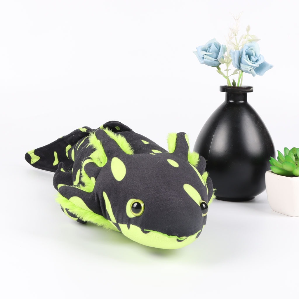 Cute Cartoon Green Spot Axolotl Plushies Soft Stuffed Animal Mexican Salamander Plush Toy Plush Pillow for Kids 11