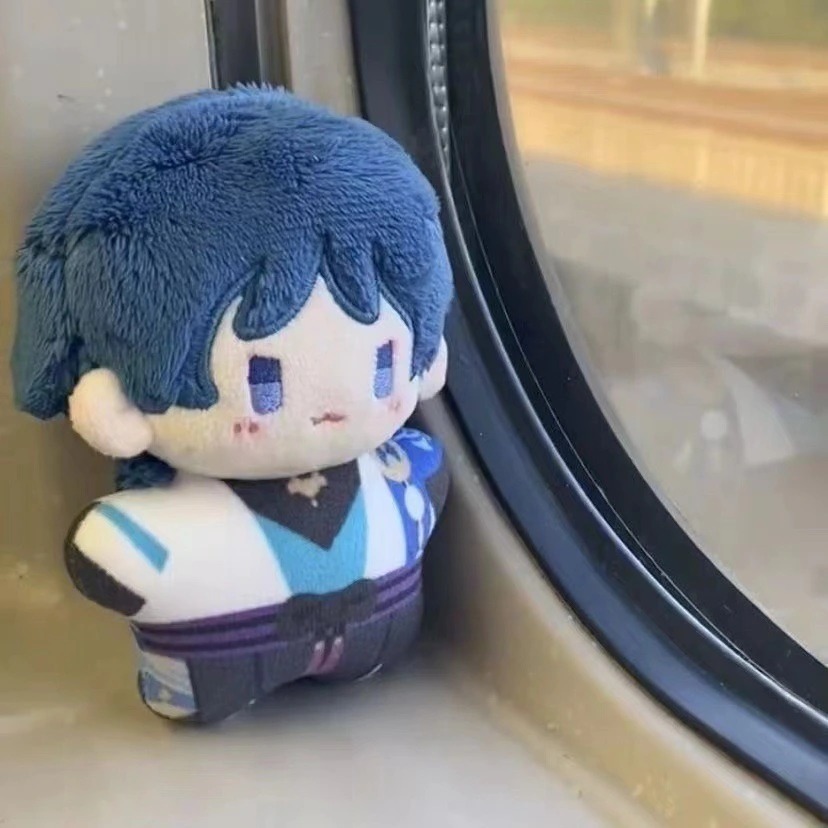 10cm Cotton Plush Doll Cartoon Soft Anime Plush Figure Game Plush Keychain Starfish Body Doll Bag Pendant Toy Gift 1