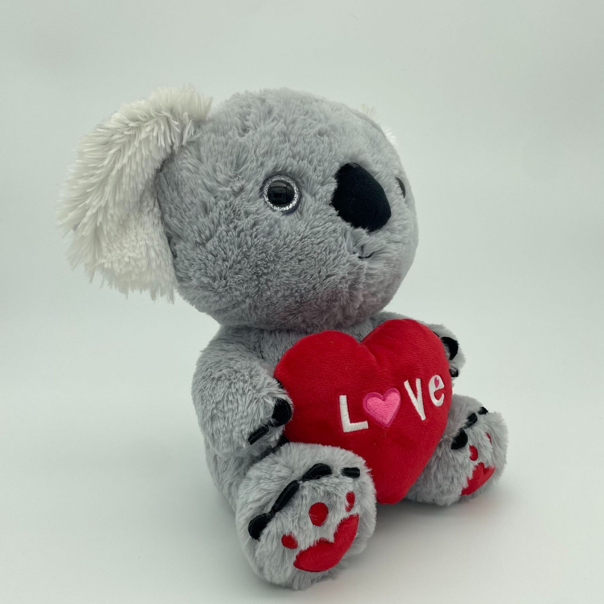 Cute Koala Plush Toy Bear Stuffed Animal Toys and Heart Pillow OEM Style Valentines Day Plush Koala Gifts 10