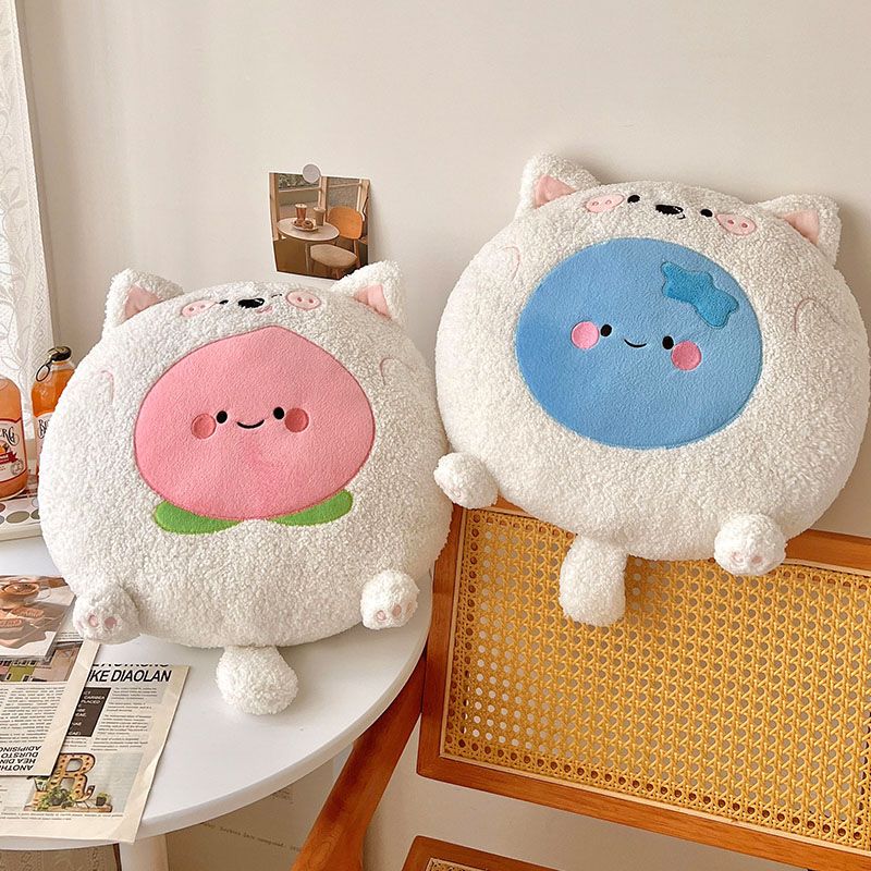 Western Highlands Fruit Puppy Plush Doll Pillow Cute Creative Design Warm Home Decoration 17