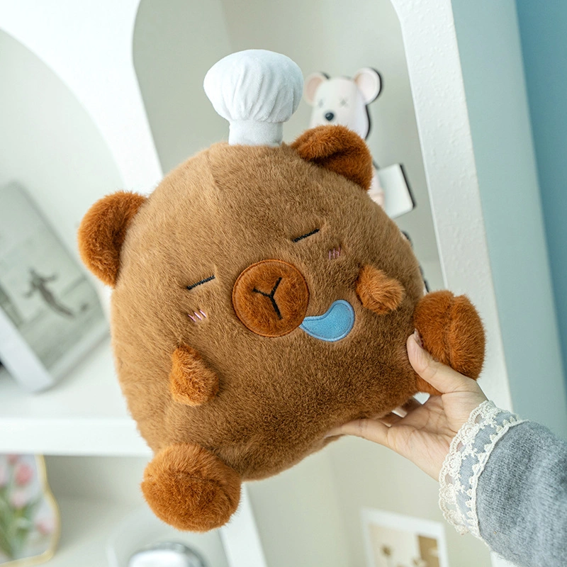 Chef Bear Pastry Bear Plush Doll Pillow Creative Design Cute Styling Warm Home Decoration 1