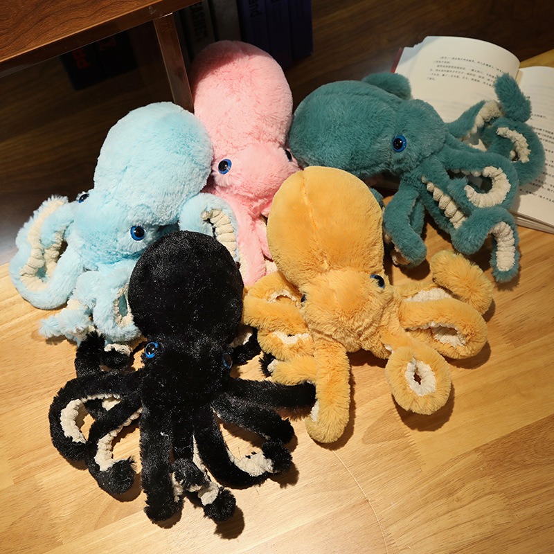 Factory Soft Toy Lifelike Realistic Giant Octopus Plush Toys High Quality Sea Animals Plushie for Kids' Birthday Gifts 11