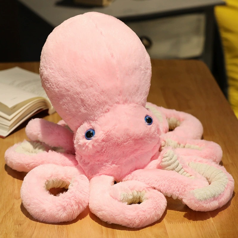 Factory Soft Toy Lifelike Realistic Giant Octopus Plush Toys High Quality Sea Animals Plushie for Kids' Birthday Gifts 16