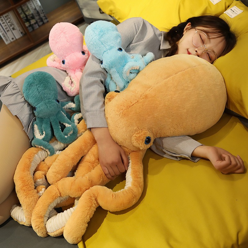 Factory Soft Toy Lifelike Realistic Giant Octopus Plush Toys High Quality Sea Animals Plushie for Kids' Birthday Gifts 13