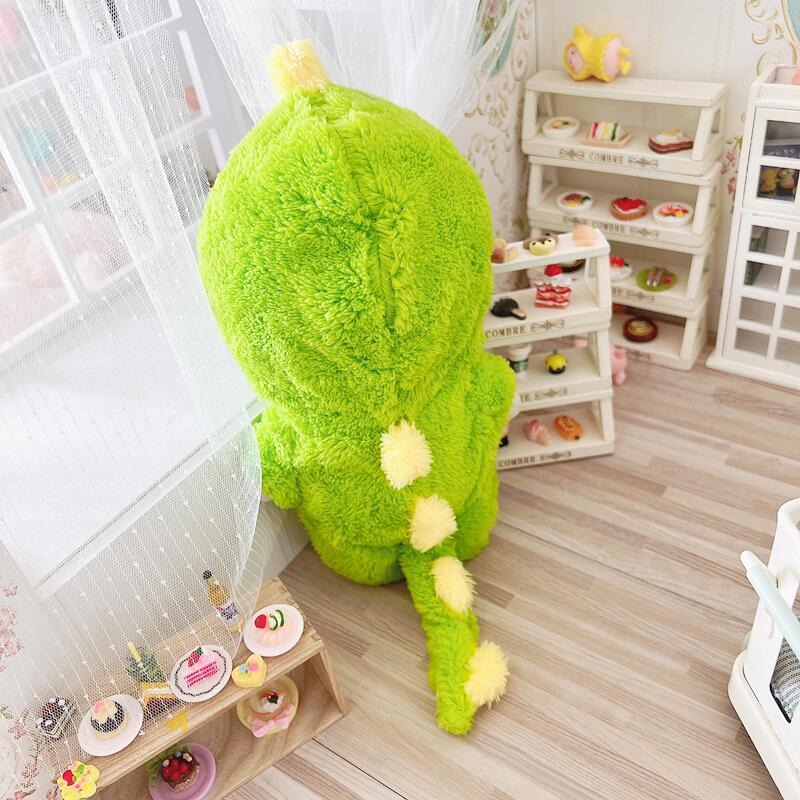20cm Plush Doll Clothes-Cotton Green Dinosaur Onesie Set with Cotton Doll Replacement Set - Factory Direct Wholesale 16