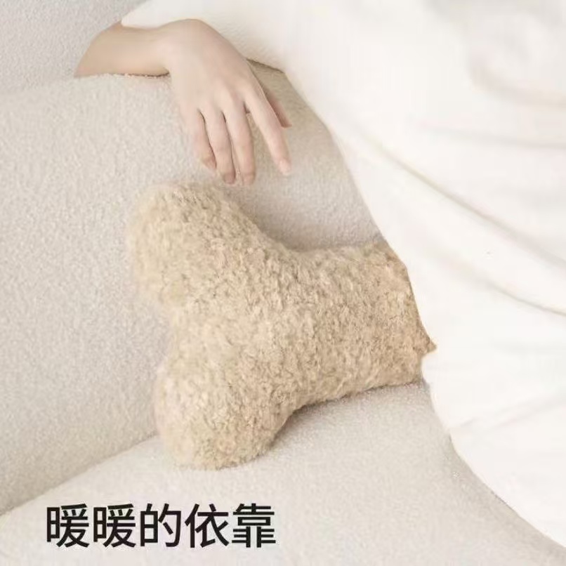 Dog Bone Pillow Plush Doll Manufacturer Direct Sales Customizable Creative Design Warm Home Decoration 14