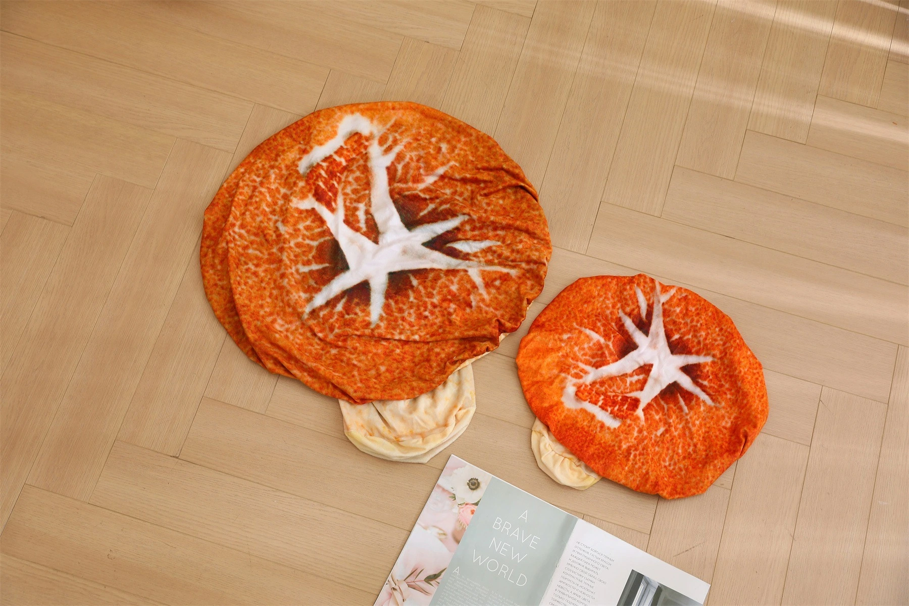 Wholesale Unifilled Simulated Food Vegetable Shaped Pillow Cover Unstuffed Mushroom  Without Filling Plush Toys Skin 1