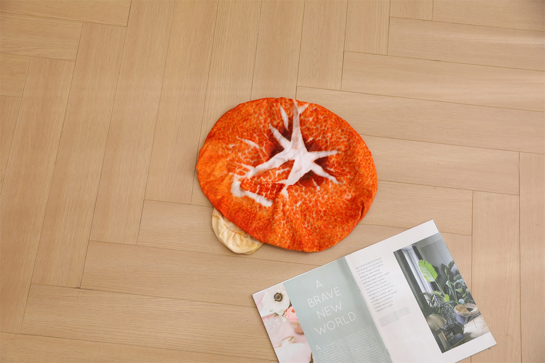 Wholesale Unifilled Simulated Food Vegetable Shaped Pillow Cover Unstuffed Mushroom Without Filling Plush Toys Skin 12