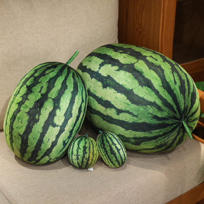 Simulated watermelon plush toy creative design, soft and comfortable, creative home decoration, children's companion 15