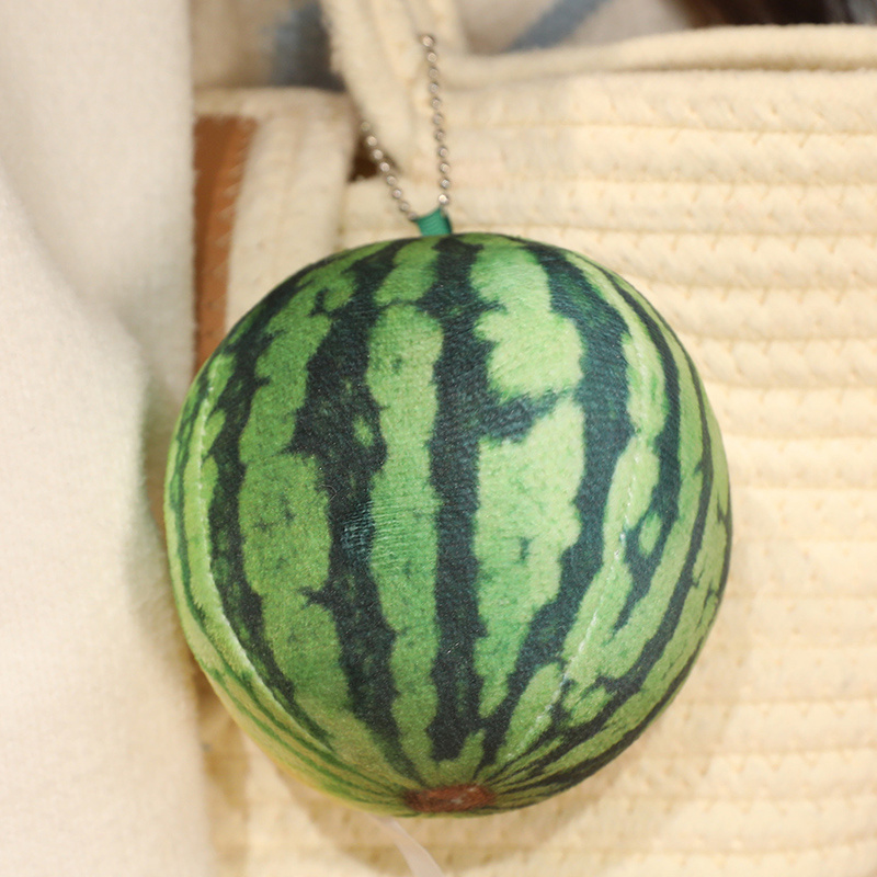 Simulated watermelon plush toy creative design, soft and comfortable, creative home decoration, children's companion 17