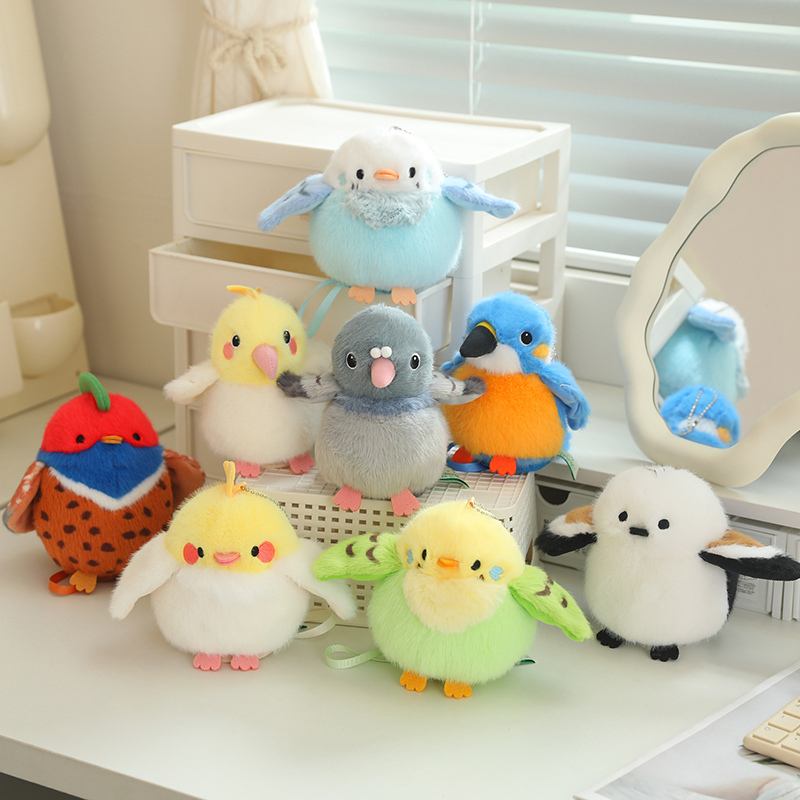 Factory direct sales, multi style bird simulation design, creative design station, shoulder bird, child companionship 11