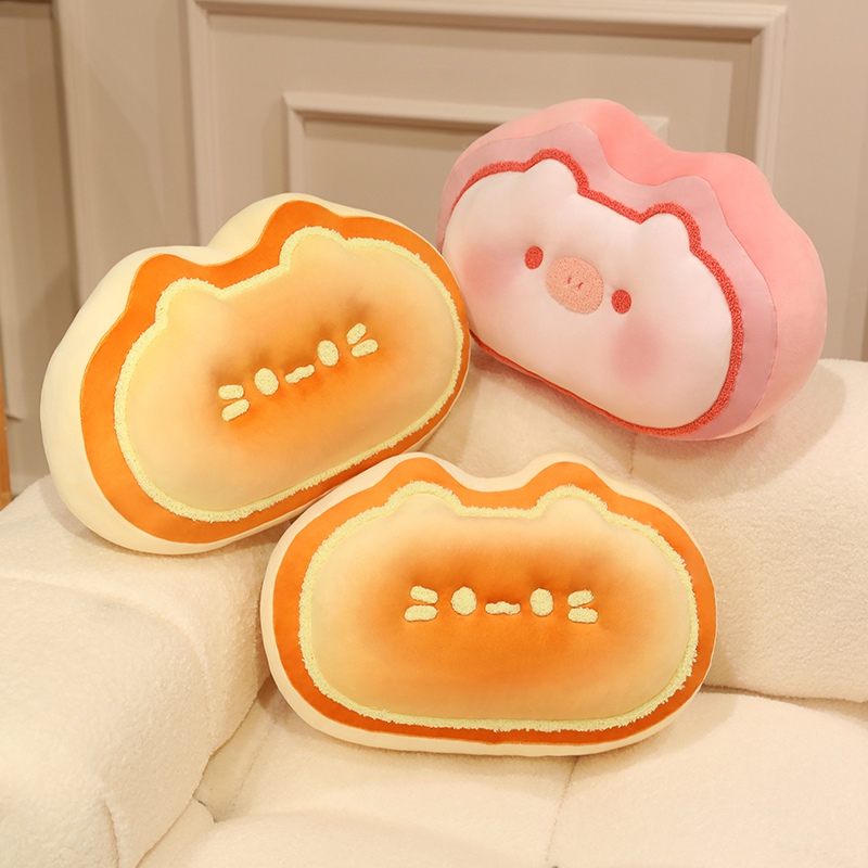 Cheese ripe pillow, plush pillow, soft and comfortable, creative design, cute and warm home decoration, girl's heart 11