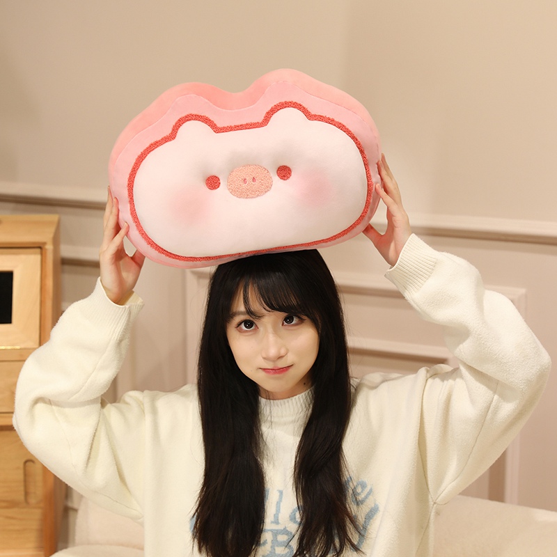 Cheese ripe pillow, plush pillow, soft and comfortable, creative design, cute and warm home decoration, girl's heart 16