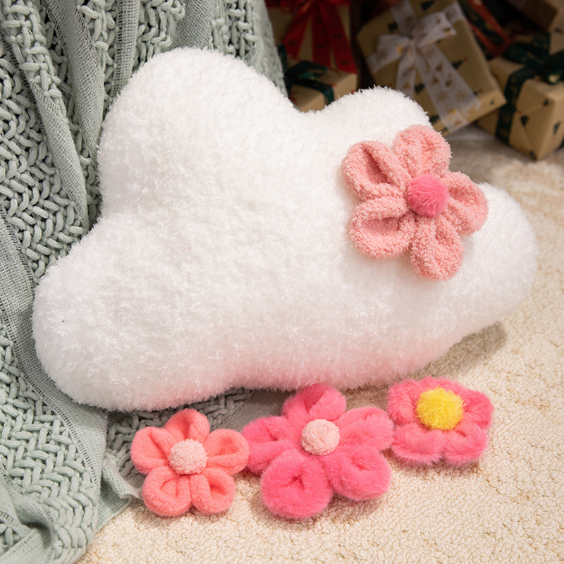 Muñeco de peluche de la fortuna de Peach Blossom, almohada de diseño creativo, linda horquilla de pelo de peluche, muñeca multiusos 15