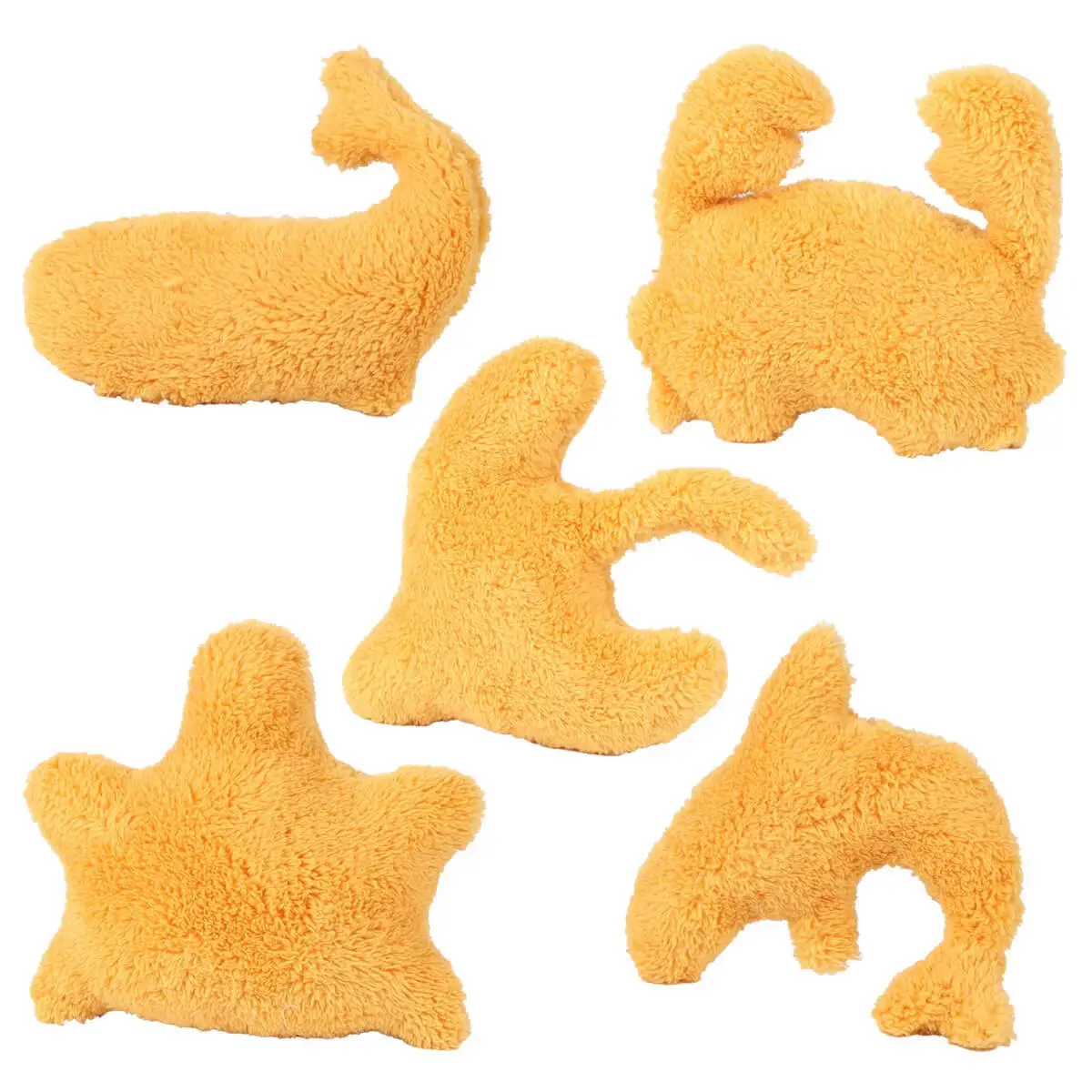 New Arrival Dino Chicken Nugget Plush Soft Cotton Pillows Halloween Christmas Gift Plush Crab Dolphin Starfish Theme 1