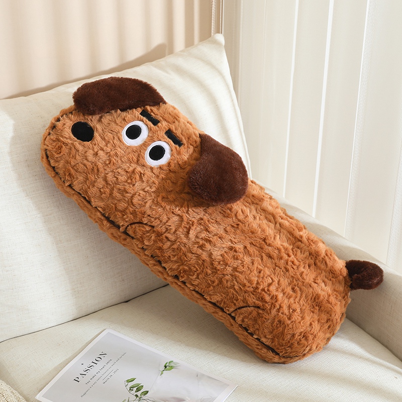 Nordic ins long dog plush toy pillow with creative design, cute animals, warm home decoration, soft and comfortable 15