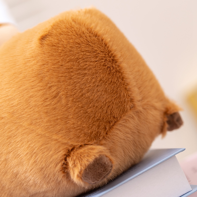 Adorable Capybara Plush Toy Adorned with a Sunflower Wreath - Soft, Huggable, and Full of Charm! 13