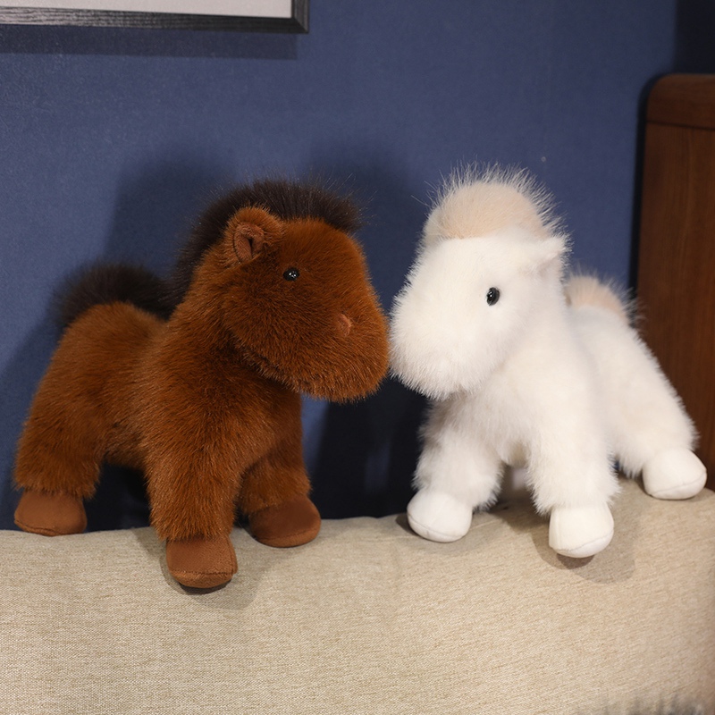 Factory direct sales wild horse creative design plush toy soft and comfortable, children's companion gift 16