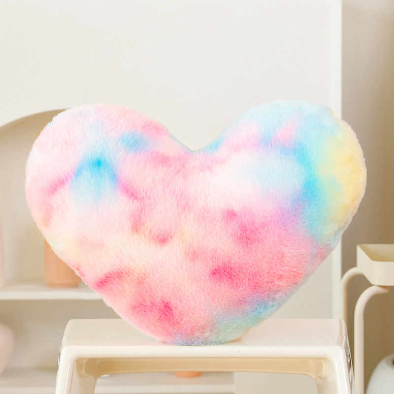 Colorful twisted knot, pentagram, and heart-shaped pillow with creative design, plush toys accompany and soothe 14