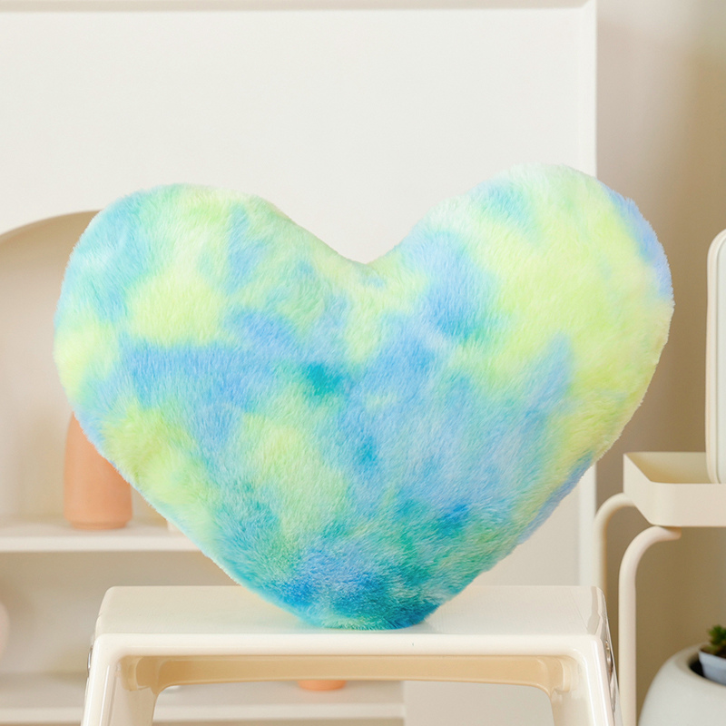 Colorful twisted knot, pentagram, and heart-shaped pillow with creative design, plush toys accompany and soothe 16