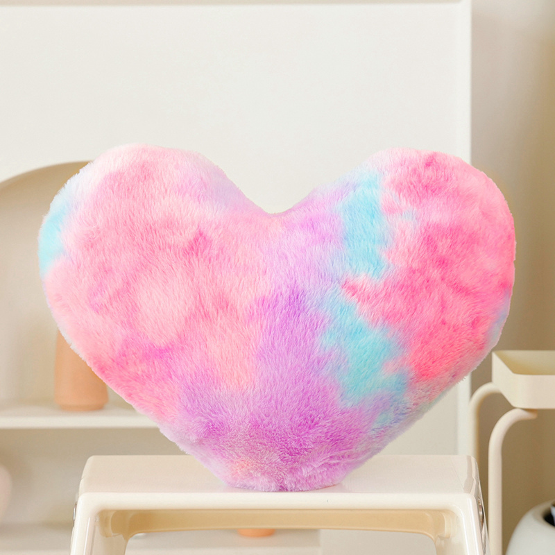 Colorful twisted knot, pentagram, and heart-shaped pillow with creative design, plush toys accompany and soothe 15