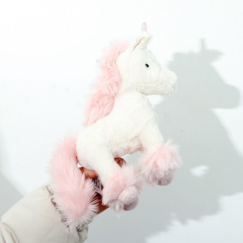25CM White Pink Purple Stuffed Animals Unicorn Plush Toy Wholesale Stuffed Animal Soft Sleeping Pillow Birthday Gifts 17