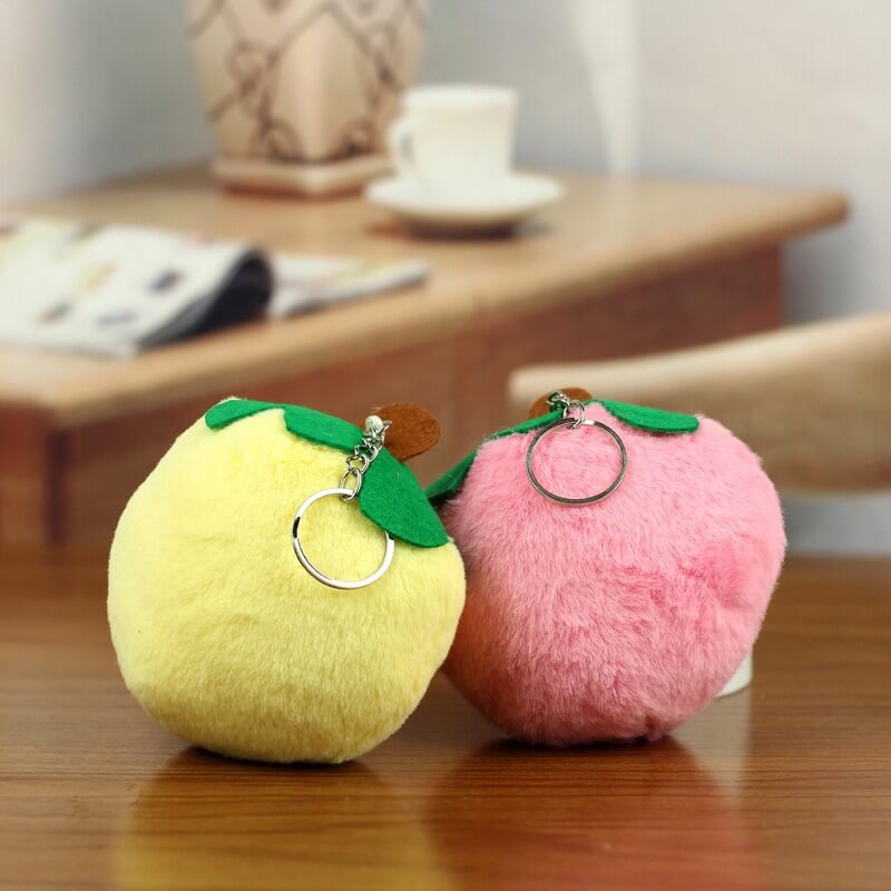 10cm Strawberry Plush Kaychain Fruit Plush Toys Stuffed Plush Plants Soft Stuffing Throw Pillow for Kids Toys Gift 16