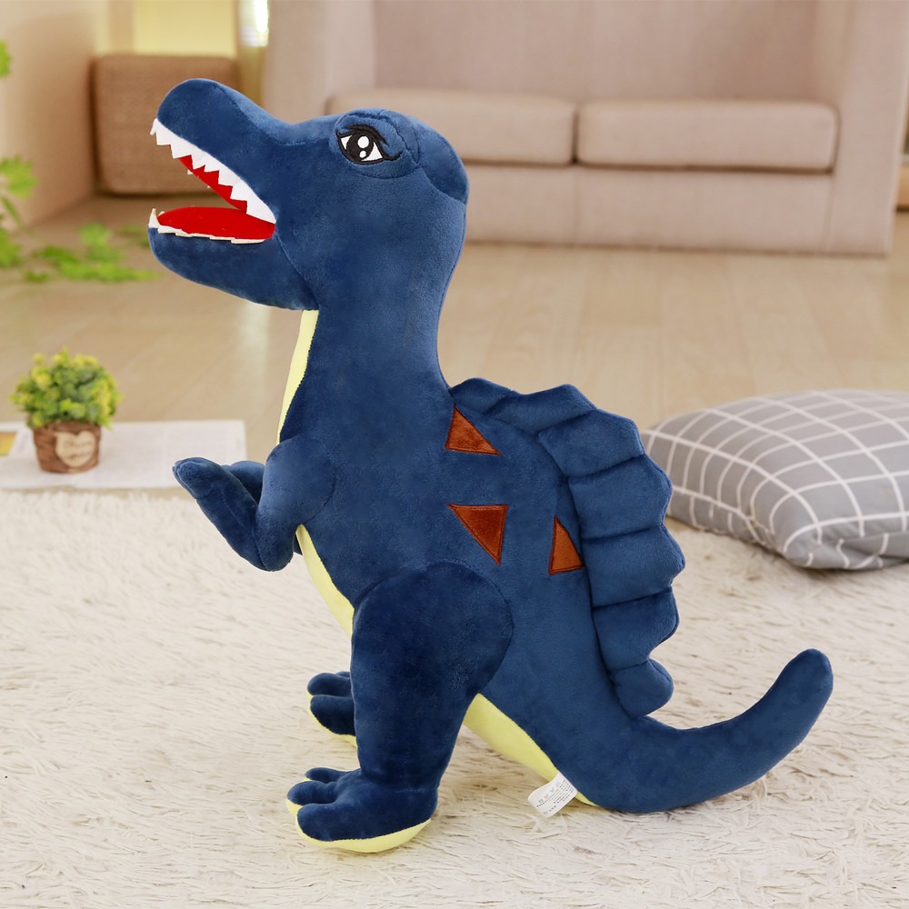 New Creative Spinosaurus Toy Blue Green Tyrannosaurus Rex Plush Doll Custom Soft Stuffed Animal Dinosaur Plush Toys 14