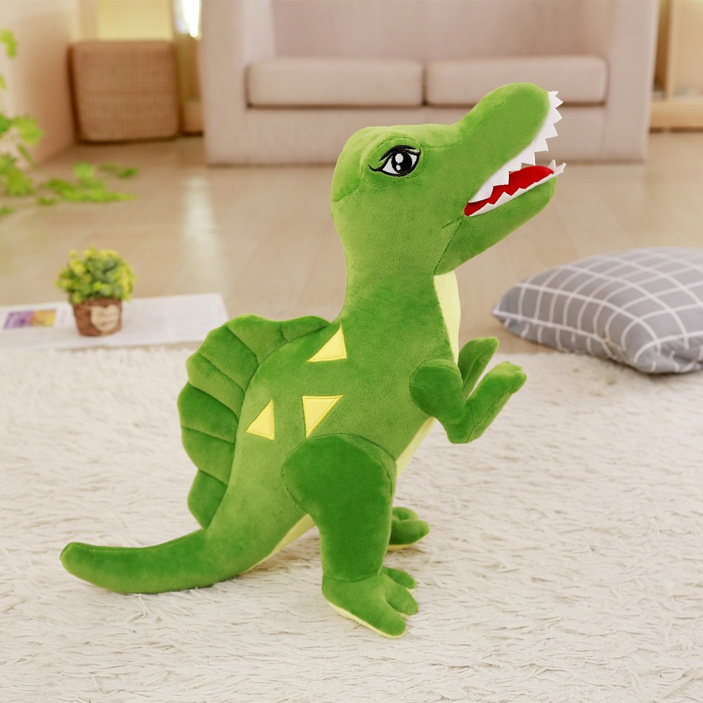 New Creative Spinosaurus Toy Blue Green Tyrannosaurus Rex Plush Doll Custom Soft Stuffed Animal Dinosaur Plush Toys 15