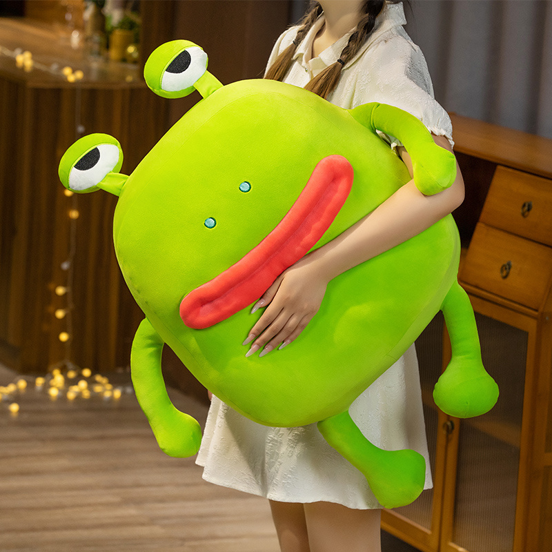 Factory direct sales, frog plush pillows, customized wholesale, funny designs that can be used as gifts 12