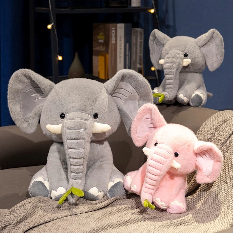 Elephant Plushie Comfortable Doll Creative Design Plush Doll Unique Shape Warm Home Decoration 1