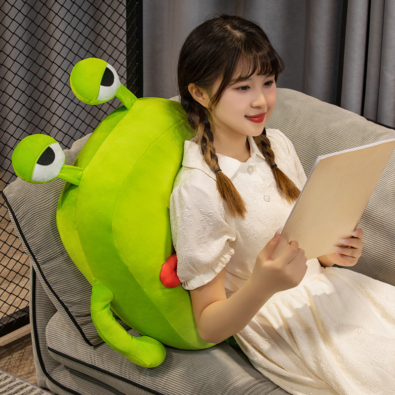 Factory direct sales, frog plush pillows, customized wholesale, funny designs that can be used as gifts 16