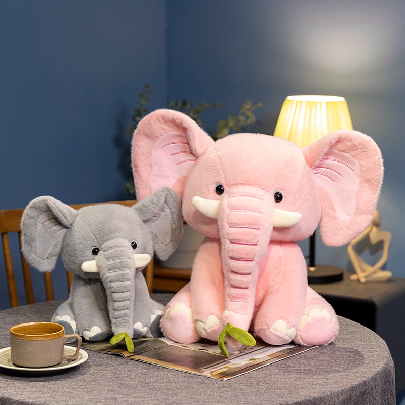 Elephant Plushie Comfortable Doll Creative Design Plush Doll Unique Shape Warm Home Decoration 13