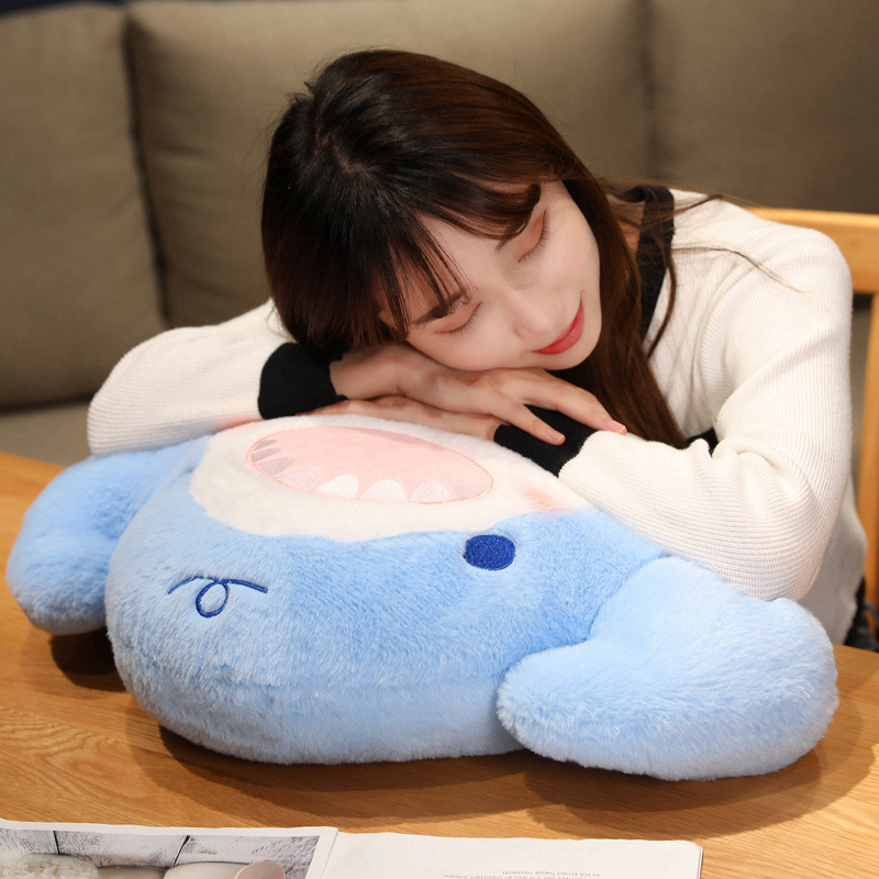 Jeff the Land Shark Plush muscle shark creative design plush doll pillow soft and comfortable 14