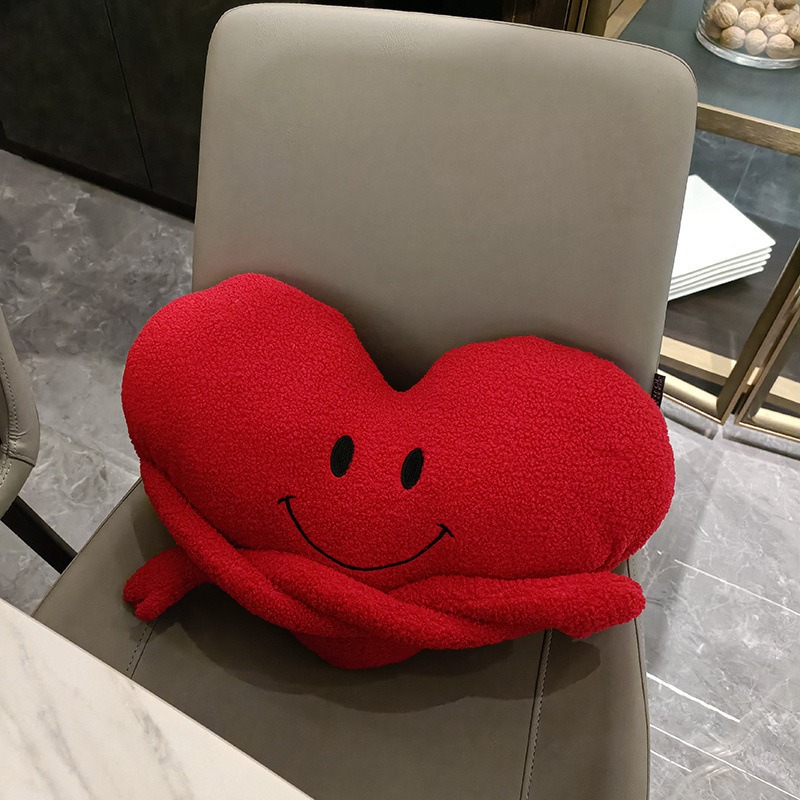 High Quality Heart Plush Love-Shaped Plush Toy Soft Stuffed Animal Pillow Valentine's Day Plush Stuffed Animal Toy 17