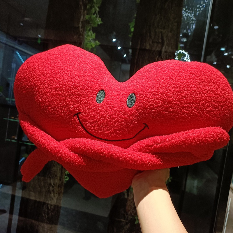 High Quality Heart Plush Love-Shaped Plush Toy Soft Stuffed Animal Pillow Valentine's Day Plush Stuffed Animal Toy 14