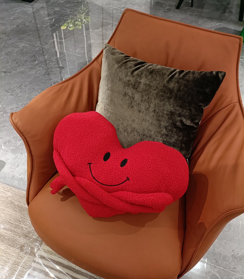 High Quality Heart Plush Love-Shaped Plush Toy Soft Stuffed Animal Pillow Valentine's Day Plush Stuffed Animal Toy 11