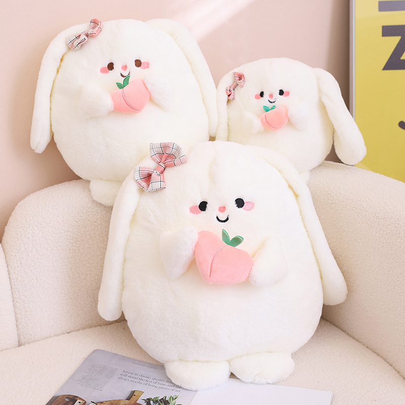 Rabbit Peach Plush Doll with Soft and Cute Design, Soft and Comfortable, Can Be Used as a Gift 11