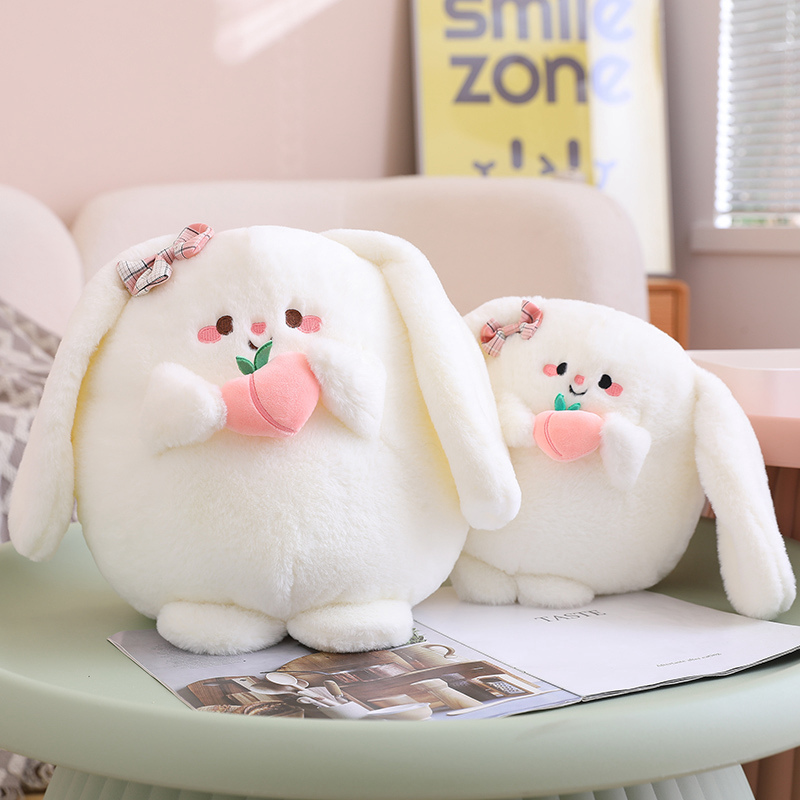Rabbit Peach Plush Doll with Soft and Cute Design, Soft and Comfortable, Can Be Used as a Gift 15