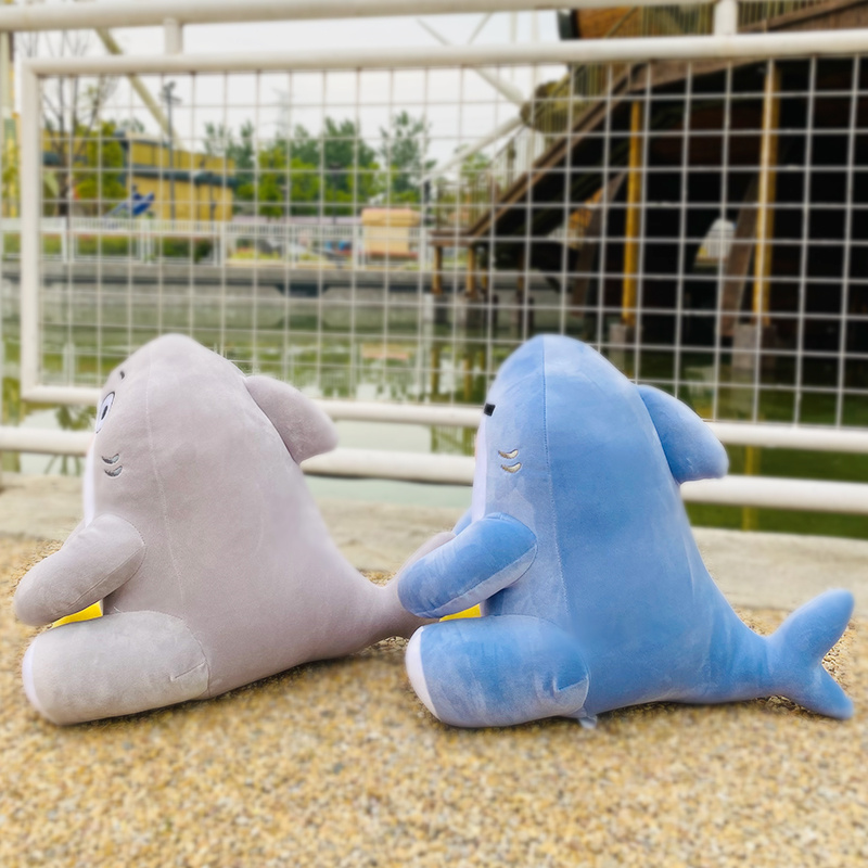 Whale shark plush toy with creative design and magnetic attraction for shark and chicken plush toys 14