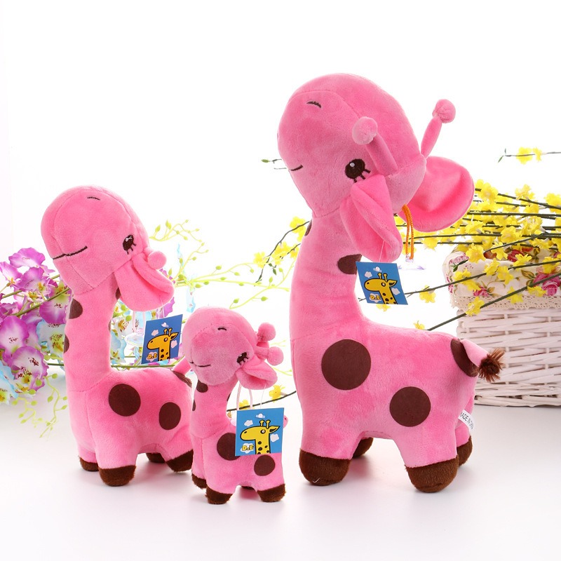 New Funny Giraffe Plush Toy Soft Promotion Stuffed Animal Wholesale Cute Cartoon Gift For Kids 11