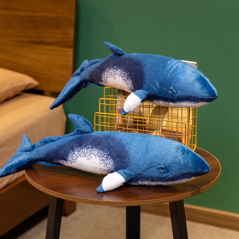 Ultra - Realistic Simulated Marine Animal Baleen Whale: Lifelike Design, Soft Plush, Ideal for Ocean Enthusiasts 11