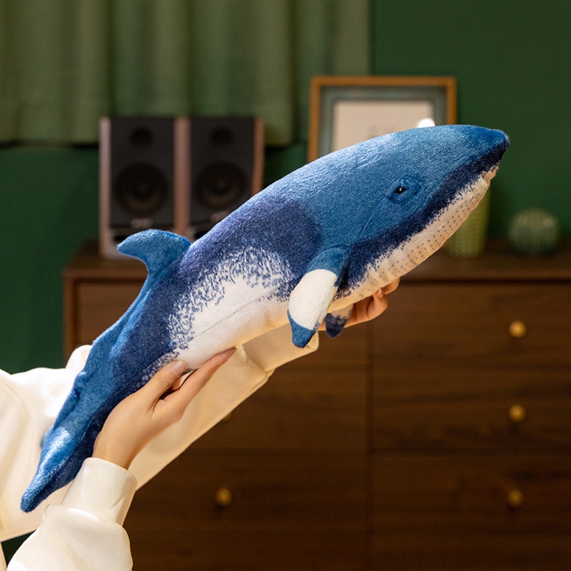 Ultra - Realistic Simulated Marine Animal Baleen Whale: Lifelike Design, Soft Plush, Ideal for Ocean Enthusiasts 13