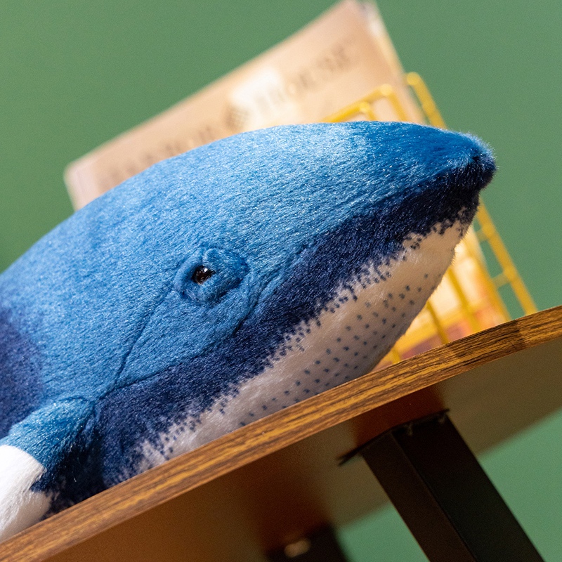 Ultra - Realistic Simulated Marine Animal Baleen Whale: Lifelike Design, Soft Plush, Ideal for Ocean Enthusiasts 14