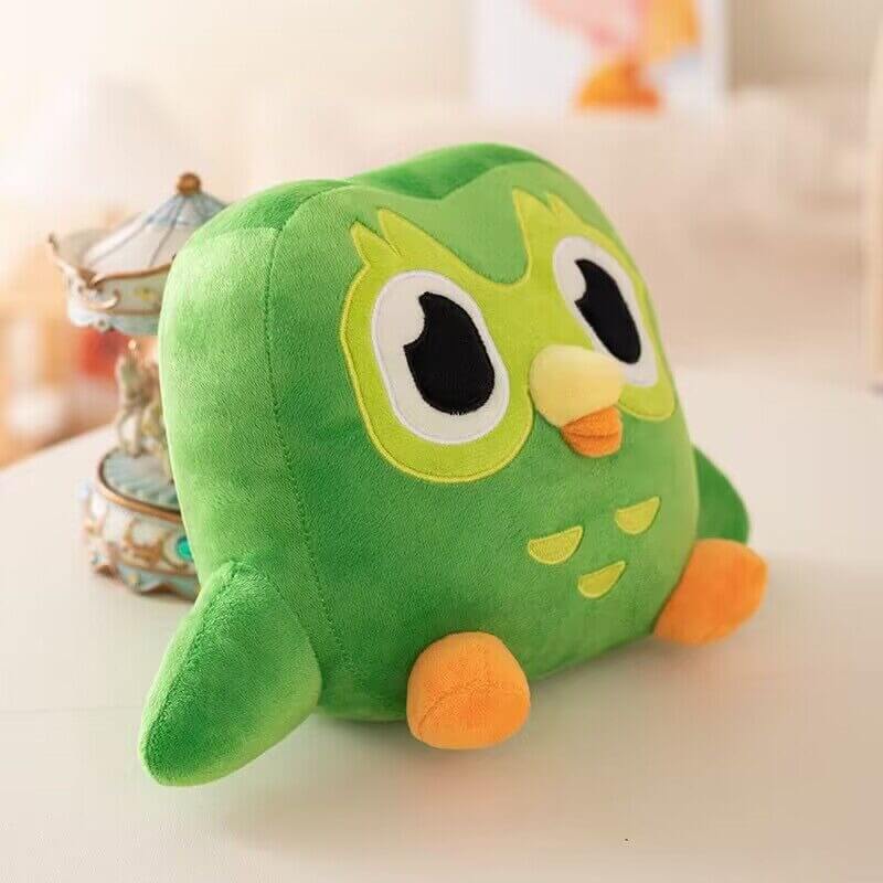 High Quality 27cm Duolingo Plush the Owl Green Cartoon Anime Owl Doll Soft Stuffed Animal Children Birthday Gift 9