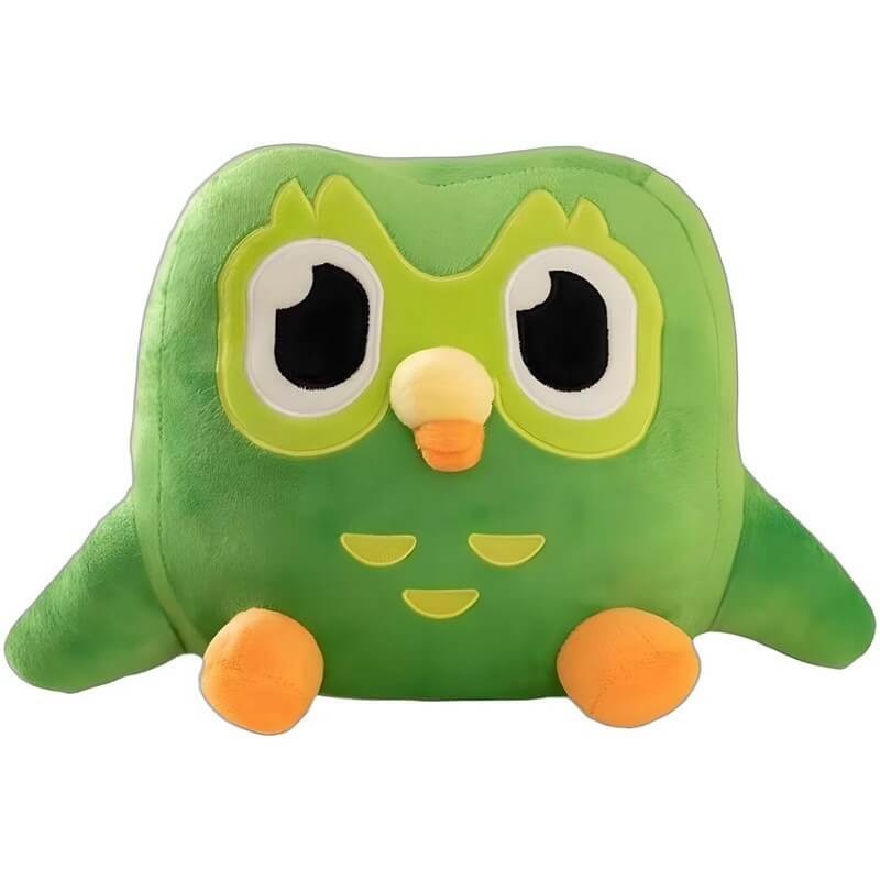 High Quality 27cm Duolingo Plush the Owl Green Cartoon Anime Owl Doll Soft Stuffed Animal Children Birthday Gift 11