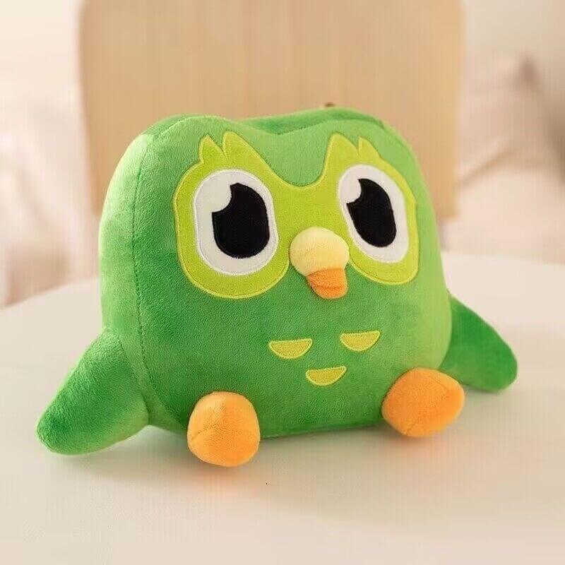 High Quality 27cm Duolingo Plush the Owl Green Cartoon Anime Owl Doll Soft Stuffed Animal Children Birthday Gift 8