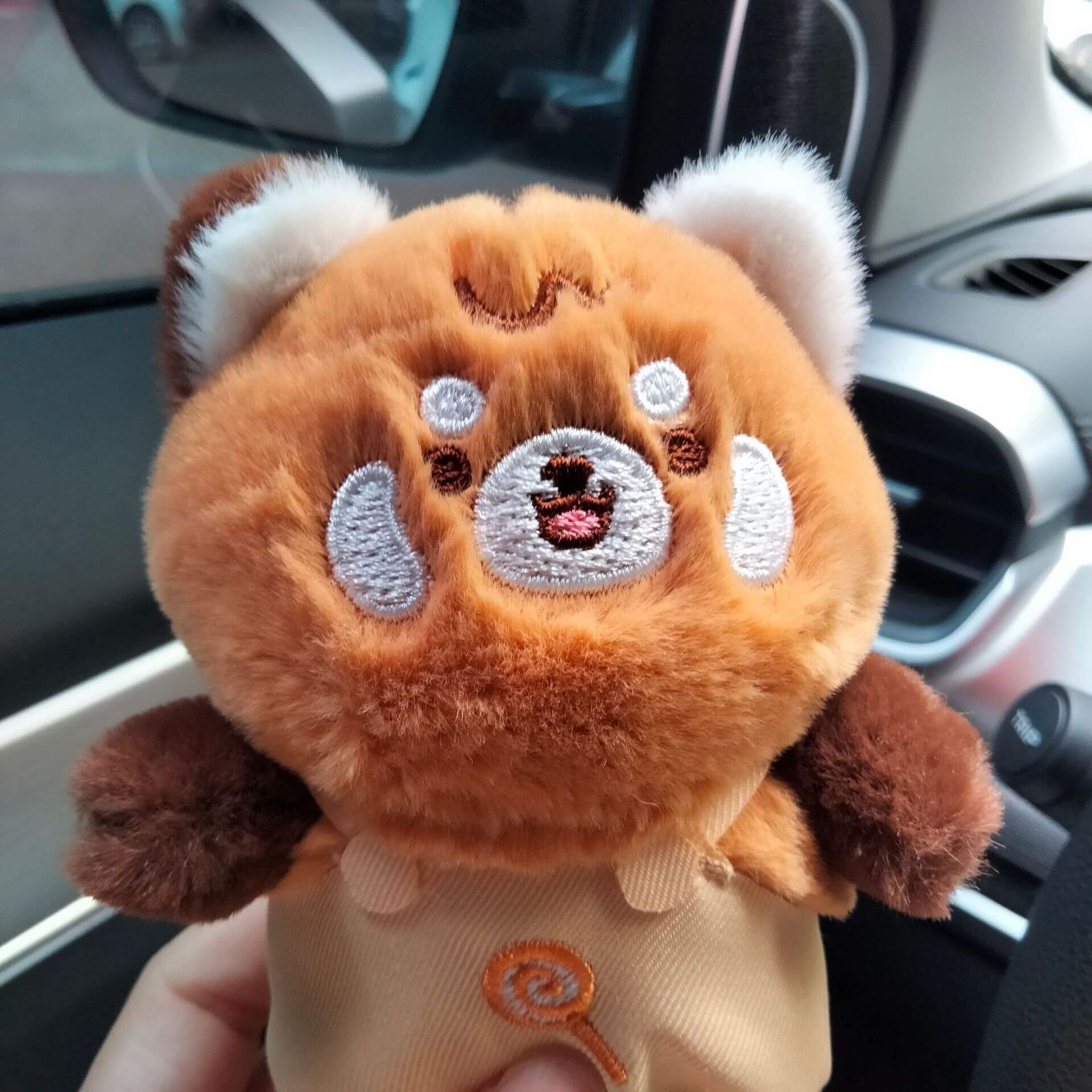 Creative 12CM Stuffed animal toys Raccoon Long Tail Odd-Tailed Bear plushie Pendant Red Panda Plushie Keychains Toys 13
