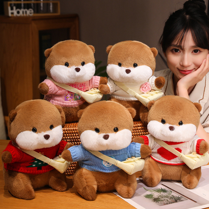 Soft Cute Otter Plush Toy, Eco-Friendly Material, Realistic Design, Perfect Gift for Kids & Adults, Multiple Sizes 16